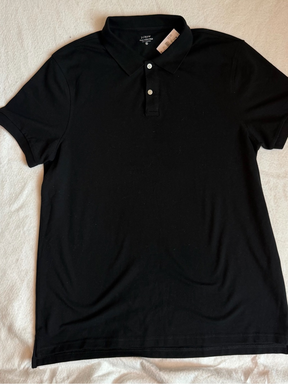 J. Crew Black Men’s Cotton Polo